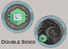 Low Stress Trading The Apprentice Double Sided Challenge Coin J#52 picture