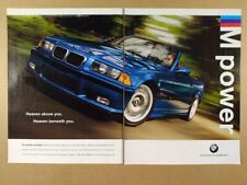 1998 BMW E36 M3 Convertible vintage print Ad picture