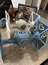 Star Wars ORIGINAL VINTAGE 1978 Imperial and Battle Damaged Tie Fighter Lot of 2 picture