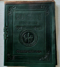 1915 Colgate University Hamilton NY Commencement Program Leather Cover picture