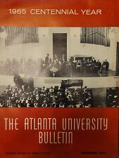 the Atlanta University Bulletin December 1965. Page 47 & Back Cover Is Missing picture