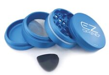 EZ Grind Herb and Spice Grinder 75mm (3.00 Inches) Light Blue 4 Part picture