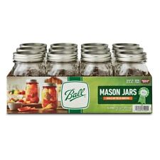 Ball Regular Mouth 16oz Pint Mason Jars with Lids & Bands, 12 Count Mason Jars picture