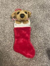 Artlist Collection The Dog Stocking Golden Retriever Christmas 18” Plush Puppy picture