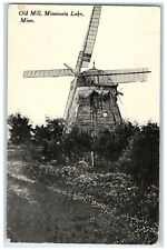 c1910 Old Mill Tower Exterior Minnesota Lake Minnesota Vintage Antique Postcard picture