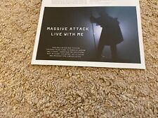 VBK11 ADVERT 5X8 MASSIVE ATTACK - LIVE WITH ME picture