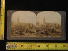 b083, Keystone Stereoview, Martinique Volcano Mt Pelee, Ruins-Morne Rouge, c1903 picture