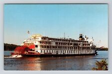 The Delta Queen, Trains, Transportation, Vintage Postcard picture