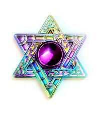 Jewish Star David Metal Fidget Spinner Bar Bat Bnai Hanukkah Judaism Judaica Toy picture