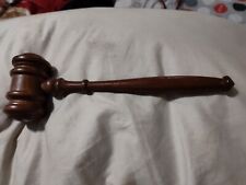 Vintage Wooden Judge Mallet Used By Retired Nueces Co. Judge Guy Williams 6 Yrs  picture