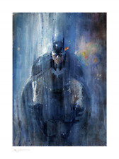 Bill Sienkiewicz SIGNED Sideshow EXC DC Comic Art Print ~ Batman / Knight Reign picture