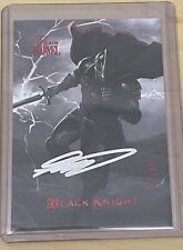 2023 Flair Marvel Black Knight Red Color Match Artist Auto 02/33 #81 Matte SP picture