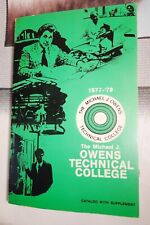 Owens Technical College Catalog 1977-1979 Toledo Ohio Book Paperback OH picture