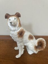 Border Collie Lassie Dog Handcrafted Ceramic Figurine, 5.25” Tall #485107 VTG picture