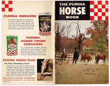 Purina Horse Book Horses Photos Feed Training Information 1967 Vintage AD Promo picture