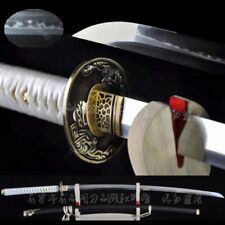 Japanese Sabre T10 Steel w Clay Tempered Yamato Samurai Sword Katana Sharp #0505 picture