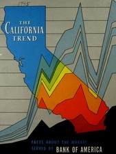 Vintage Bank of America Branch Expansion California Trends Demographics c. 1945 picture