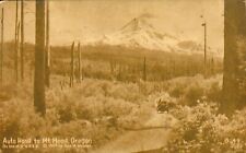 Postcard Antique Auto Road MOUNT HOOD,Oregon Sepia Lithograph c1904 picture