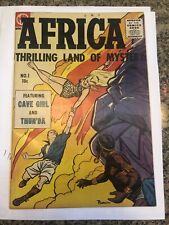 AFRICA #1-comic 1955 ME-BOB POWELL-CAVE GIRL-THUN'DA-NO RESERVE picture
