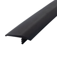 Outwater Plastic T-molding 1-1/4 Inch Black Flexible Polyethylene Off-Set Barb picture