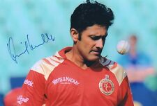 5x7 Original Autographed Photo of Former Indian Cricketer Anil Kumble picture