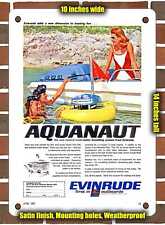 METAL SIGN - 1967 Aquanaut Evinrude - 10x14 Inches picture