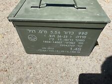 ISRAEL IDF MILITARY ARMY ZAHAL  Ammo Box 5.56 picture