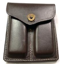 WWI US M1910 LEATHER OFFICER/NCO .45 PISTOL AMMO POUCH picture