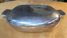 Vintage Nambe 15 Aluminum Casserole Dish w/ Lid 10-1/2