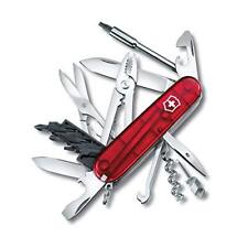 VICTORINOX Knife Cybertool 34 Swiss Army Knife (Translucent Red) from Japan picture