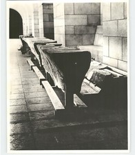 ARCHEOLOGY Scriptorium Monastery Essenes DEAD SEA SCROLLS Egypt 1965 Press Photo picture
