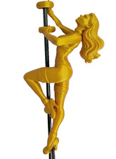 "Korupt Kittens" Antenna Stripper Doll Antenna Dancer - "Ms. Velvet Gold Esq." picture