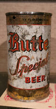 EARLY 1950s BUTTE SPECIAL STEEL FLAT TOP BEER CAN BUTTE BREWING MONTANA EMPTY picture