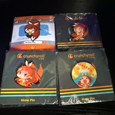 NEW Loot Crate CrunchyRoll Himoji Pin Hime Pin x4 picture