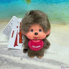 257294 Big Head Monchhichi SS Size Keychain Mascot Brown Boy ~ mimiwoo ~~ picture