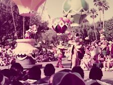 AgA) Found Photo Photograph 1983 Hot Air Balloons Disneyland Mickey Goofy picture