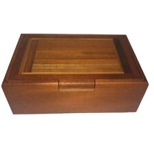 Vintage Inlaid Wood Quality Jewelry Box picture