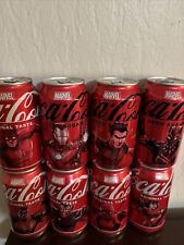 Coca Cola MARVEL 2024 Unopened Cans set of 8 different Characters picture