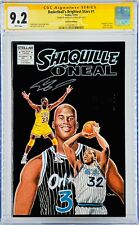 Shaquille O'Neal Signed CGC SS Basketball's Brightest Stars #1 Stellar Grade 9.2 picture