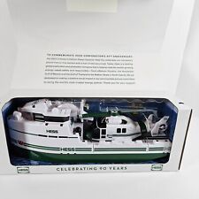 NEW 2023 Hess Collectors Edition Ocean Explorer Ship Helicopter 90th Anniversary picture