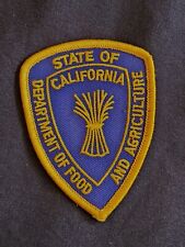 Police Security Patch California Department of Food and Agriculture  picture