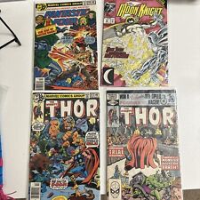 Marvel Comic Lot Of 4 Thor, Moon knight Fantastic 4 picture