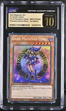 Yu-Gi-OH Card Dark Magician Girl MP22-EN268 CGC Pristine 10 picture