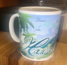 Hawaii map of the islands coffee mug 4”, Mint picture