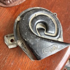 Vintage HI Note Electric Car Horn 12V Snail OEM Classic Ford W/Mount WORKS picture
