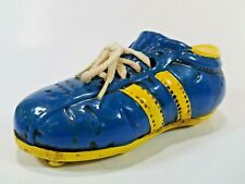 Vintage Enesco Running Shoe Sneaker Cleat Piggy Savings Bank Still Rams Chargers picture