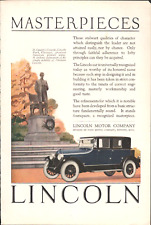 1924 LINCOLN MOTOR CO. (FORD) antique magazine advertisement ST. GAUDEN'S STATUE picture