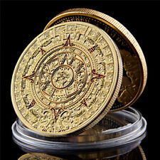 Aztec Calendar Coin Imitation Gold picture