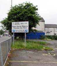 Photo 6x4 Welcome to Maindee Car Park, Newport Newport/Casnewydd Low cos c2019 picture