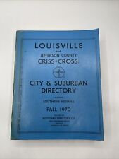 Louisville And Jefferson County Criss Cross City & Suburban Directory 1970 Fall picture